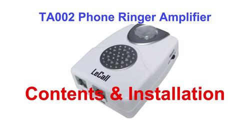 Telephone Ringer Amplifier